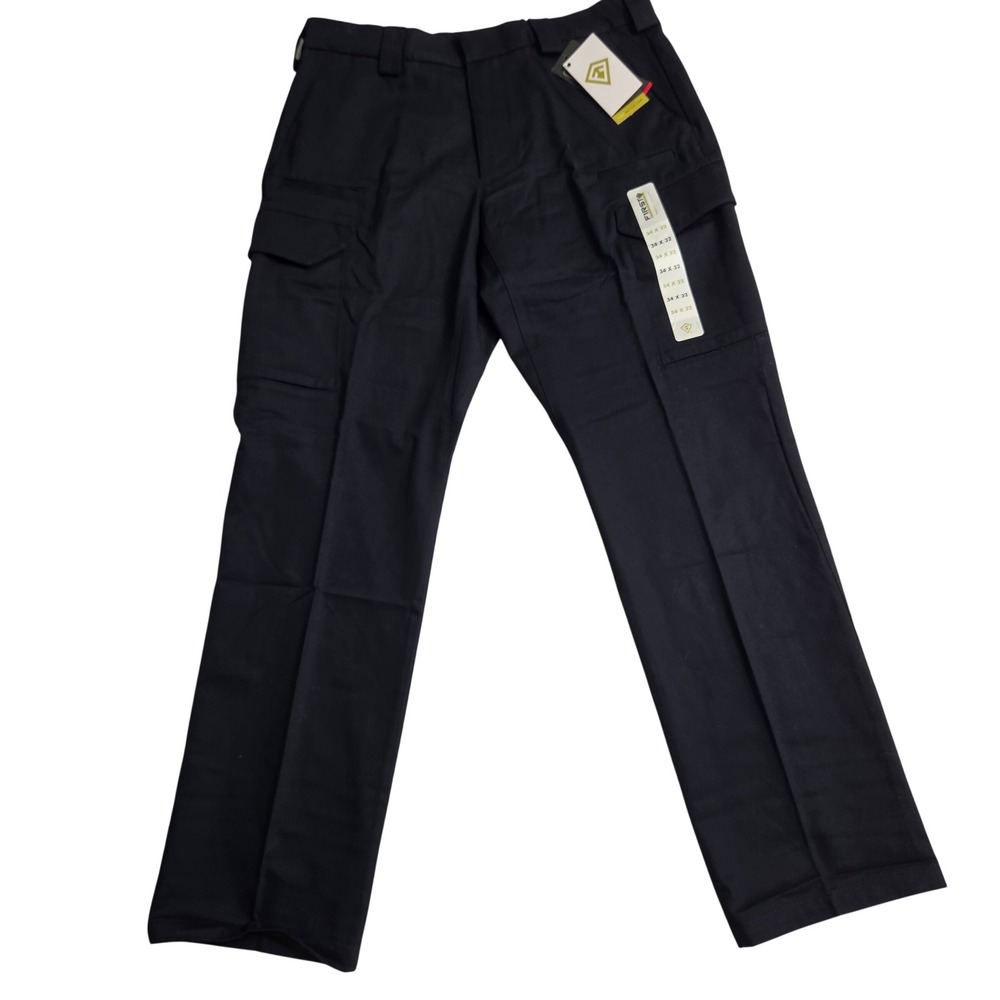 First Tactical Mens Cotton Station Cargo Pants 34x32 Midnight Navy 114030 NEW